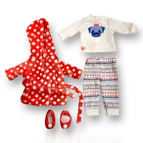 Bundle of 5 Different Cozy Pajama & Loungewear Set Fits American Girl Dolls - Picture 2 of 9